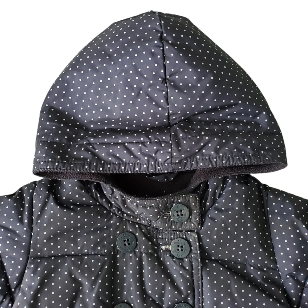Baby Gap Navy Blue Fleece-Lined Puffer Coat